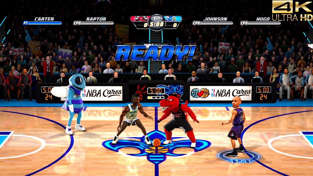 NBA Jam: On Fire Edition (Xbox S|X) Toronto Raptors vs. Charlotte Hornets [4K ULTRA HD]