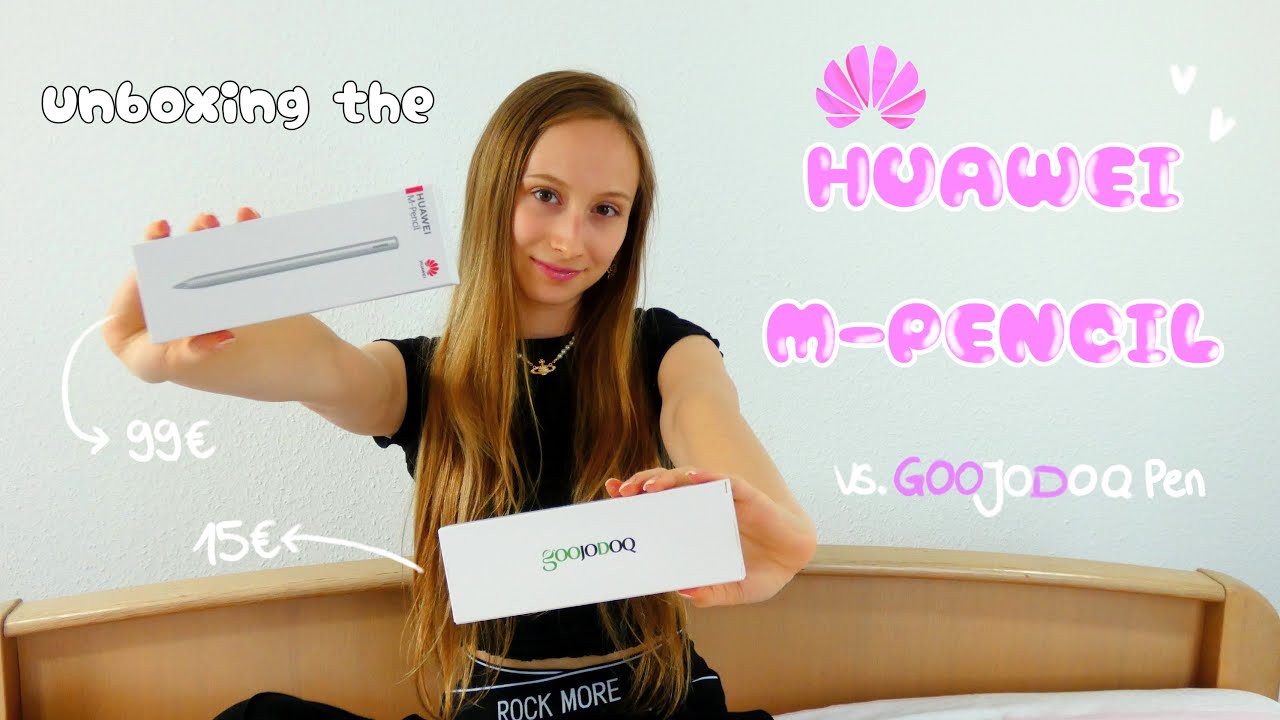 unboxing the HUAWEI M-PENCIL 🖊️✨+ comparing it to the GOOJODOQ pen - is it really worth the hype??