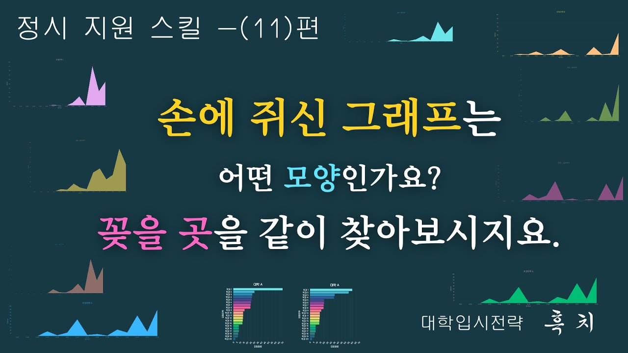 [정시 지원 전략 및 스킬 (11)] [학부모 수험생(인문/자연) 대상] - 최종경쟁률로 눈치작전 하는 대신 지원자 수 그래프로 정시 지원할 곳 스나이핑 하기