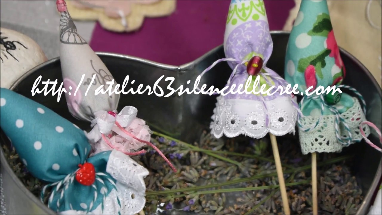 ☂🌂 Comment réaliser des PARAPLUIES de LAVANDE,  Tuto COUTURE ©A63