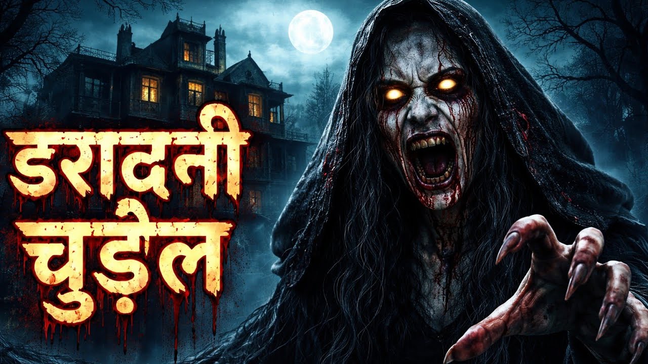 [डरावनी चुड़ैल] The horror story||moralstory||cartoon|| RS horrortoons 