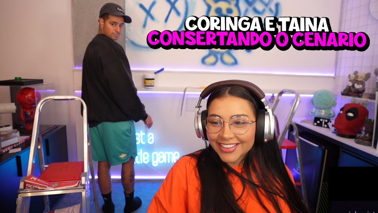 CORINGA E TAINA CONSERTANDO O CENARIO!