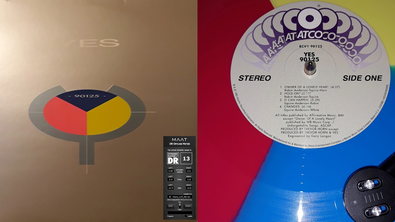 Yes - 90125 - B5 - Hearts (Vinyl, 2018, Hi-Res*)