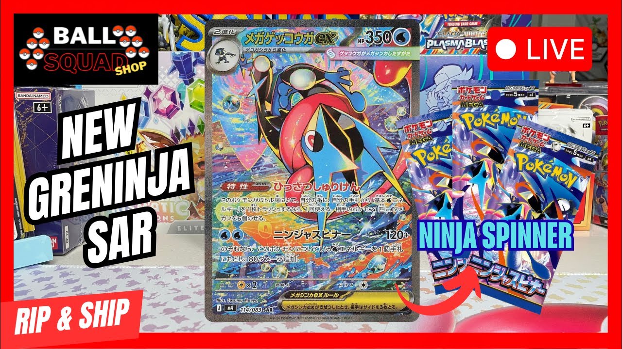 🔴 Live Shop NEW Pokemon Ninja Spinner SLAB BOUNTY! Magic Turtles + SERIALIZED YUGIOH!? Limit Over!