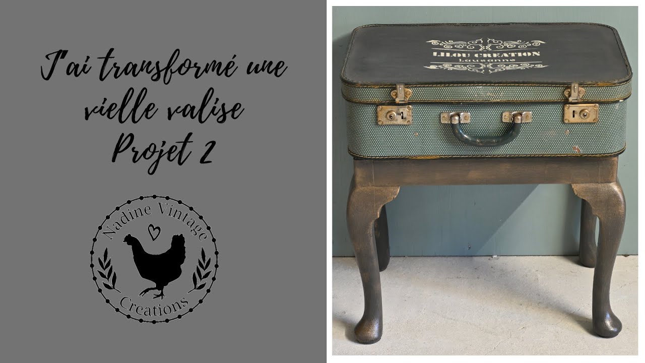 J'ai transformé une vieille valise ( suite n.2)