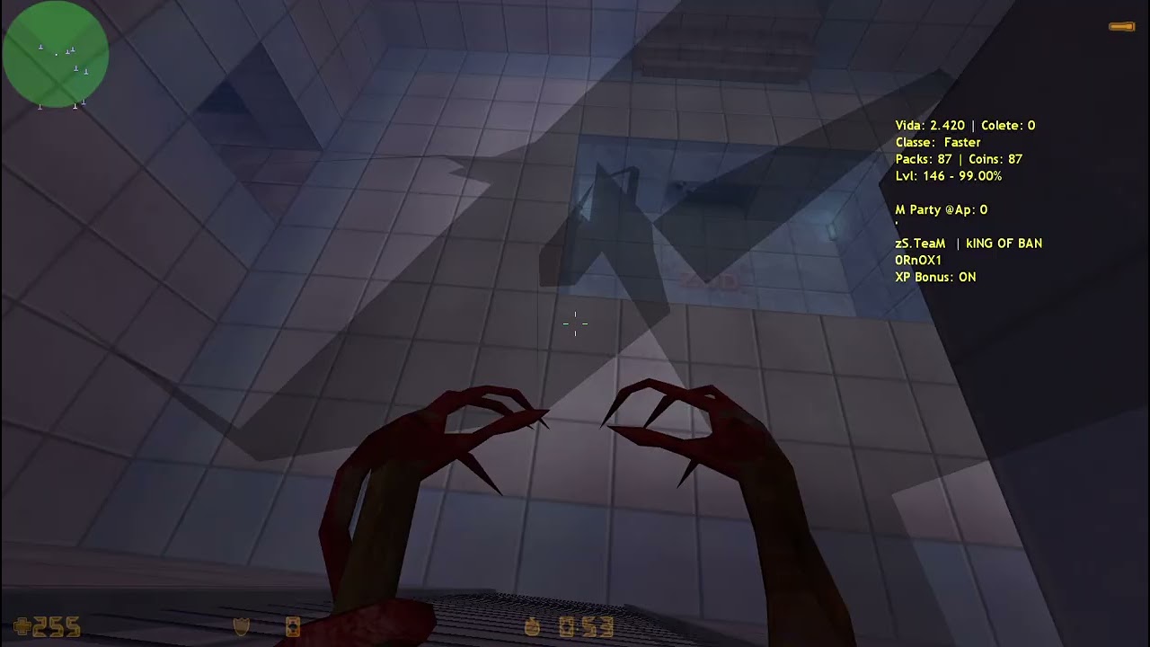 jogando counter striker mod zumbi - Zs.TeaM ServeR