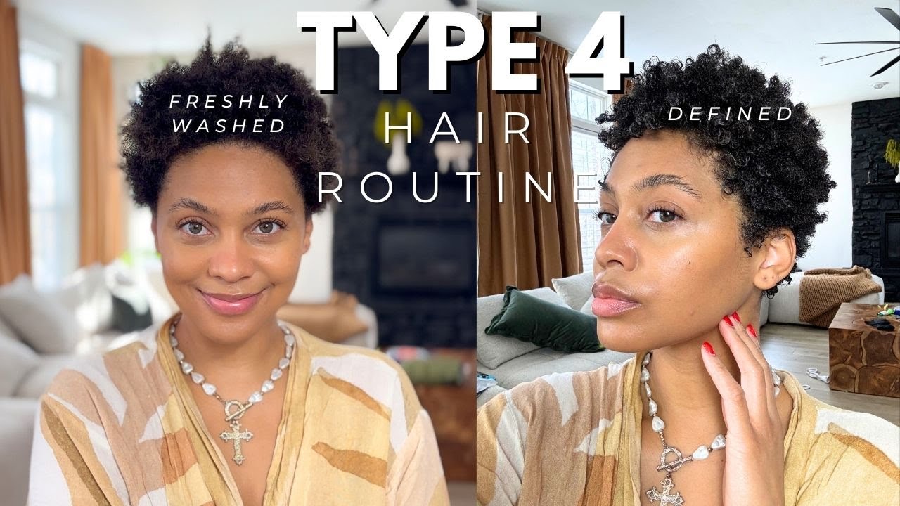 Styling my Short TWA Natural Type 4 Hair