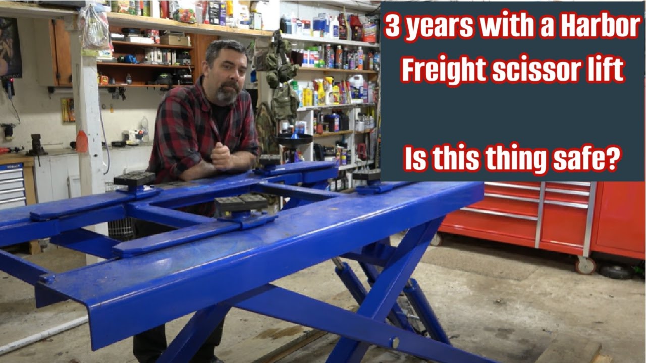 Ножничный подъёмник Harbor Freight грузоподъёмностью 6000 фунтов. Три года спустя: стоило ли оно ...
