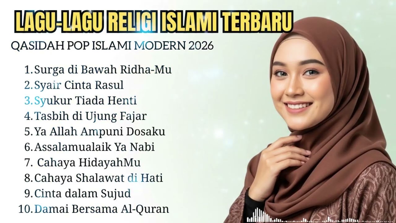 Sholawat Merdu 2026 Trending! Lagu Islami Religi Qasidah Pop Modern Terbaru Viral
