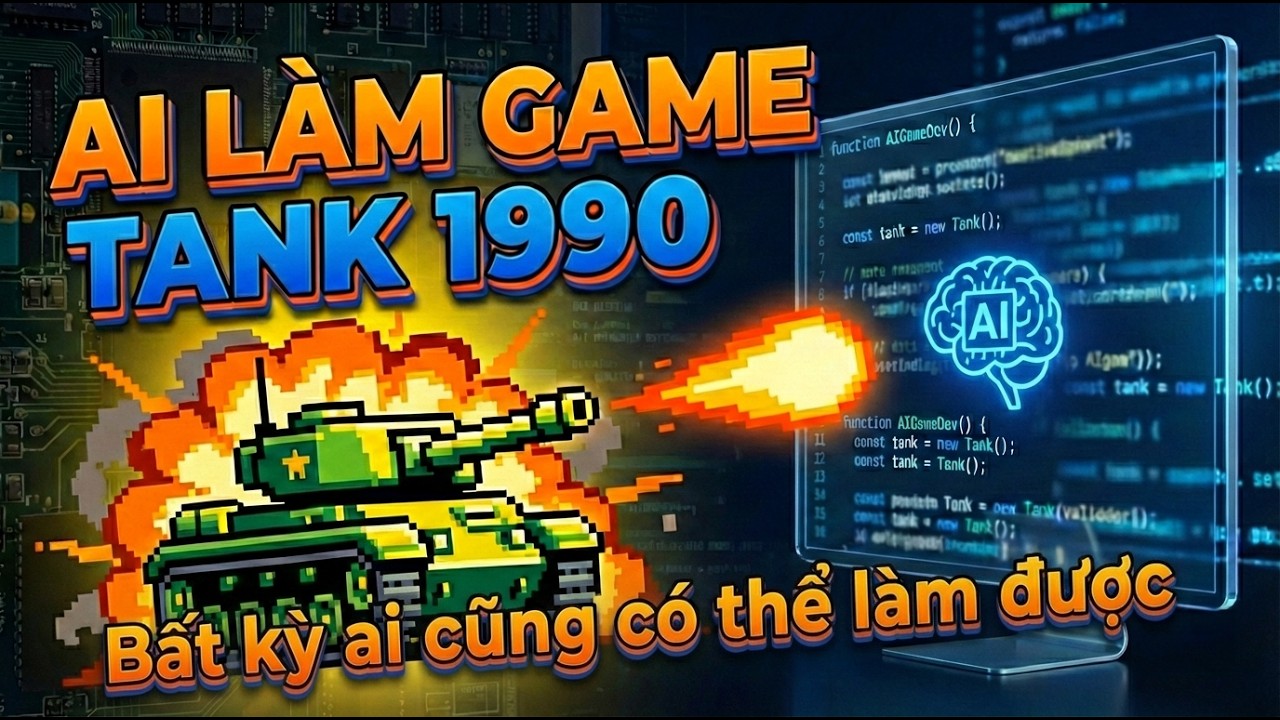 Làm Game Tank 1990 Với AI – Đơn Giản Hơn Bạn Nghĩ | #gameplay #gaming  #game