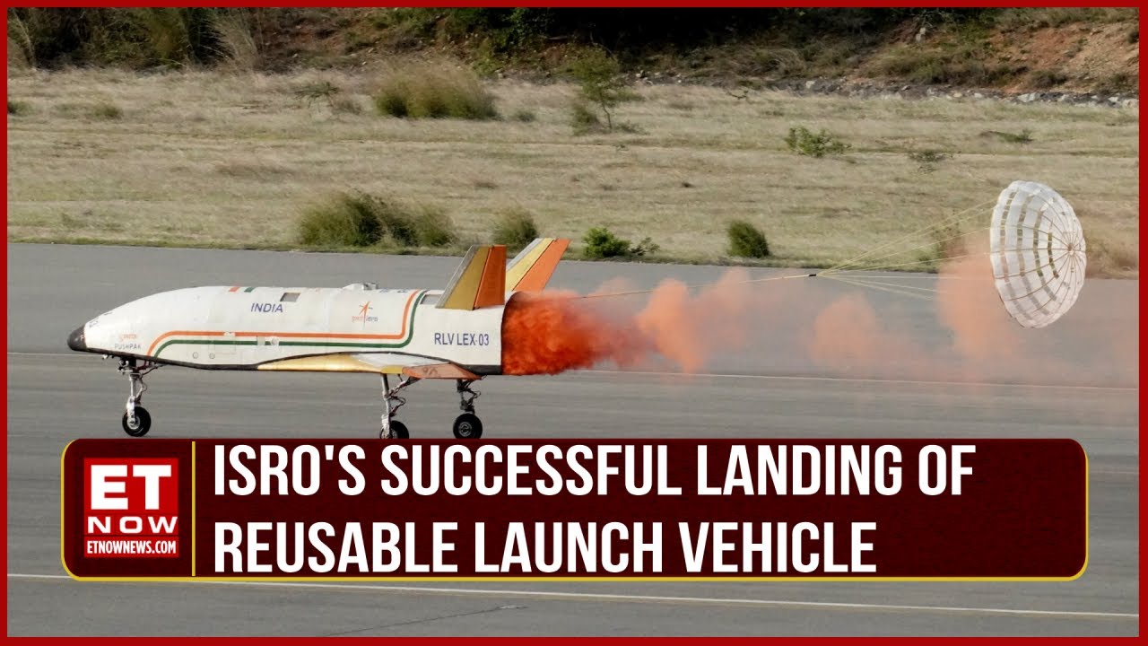 ISRO Achieves Successful Landing Of Reusable Launch Vehicle (RLV) 'Pushpak' | Top News | ET Now