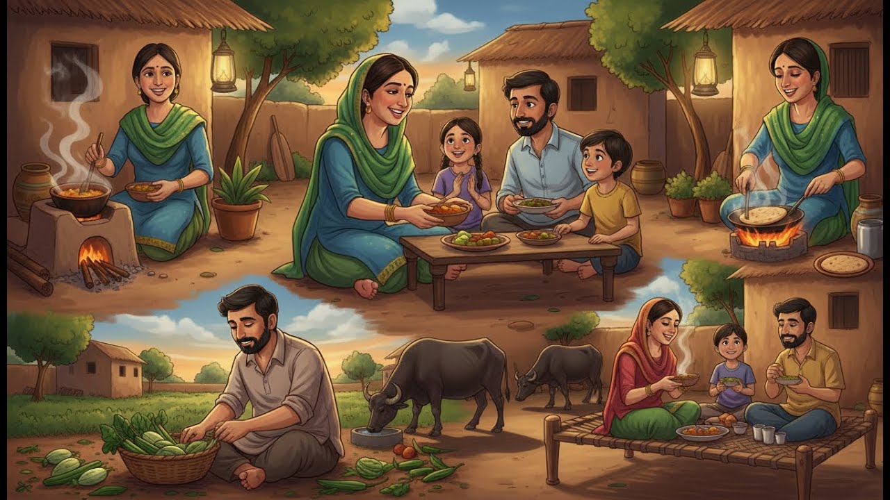 Routine Days | Peaceful Village Family Life | Calm & Cozy Living