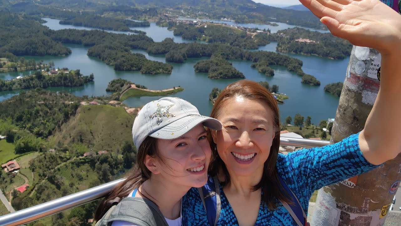 Sophie哥伦比亚之旅，攀登瓜塔佩巨岩El Pe&ntilde;&oacute;n de Guatap&eacute;
