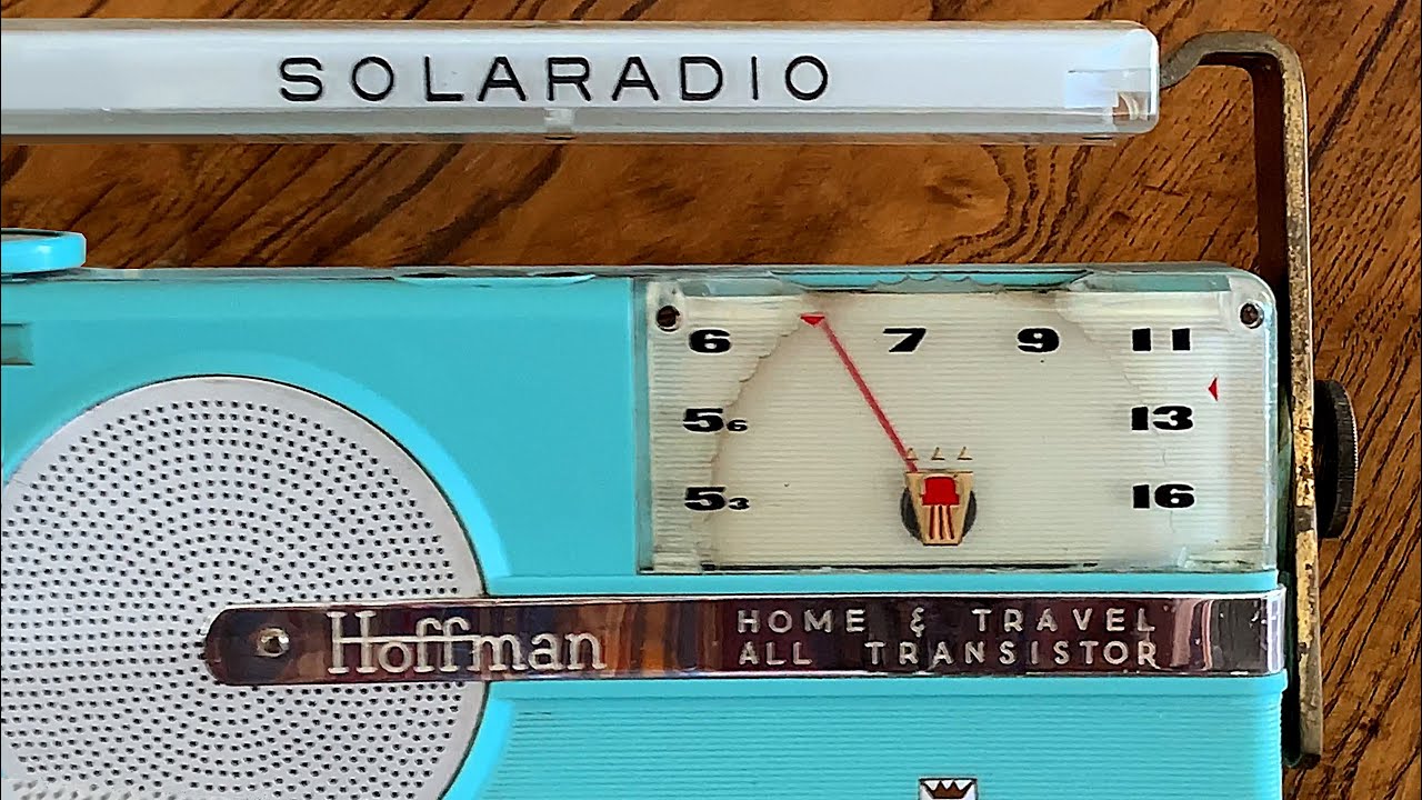 Транзисторный радиоприёмник Hoffman Solar Radio Home & Travel 1957 года &mdash; все цвета, документы, к...
