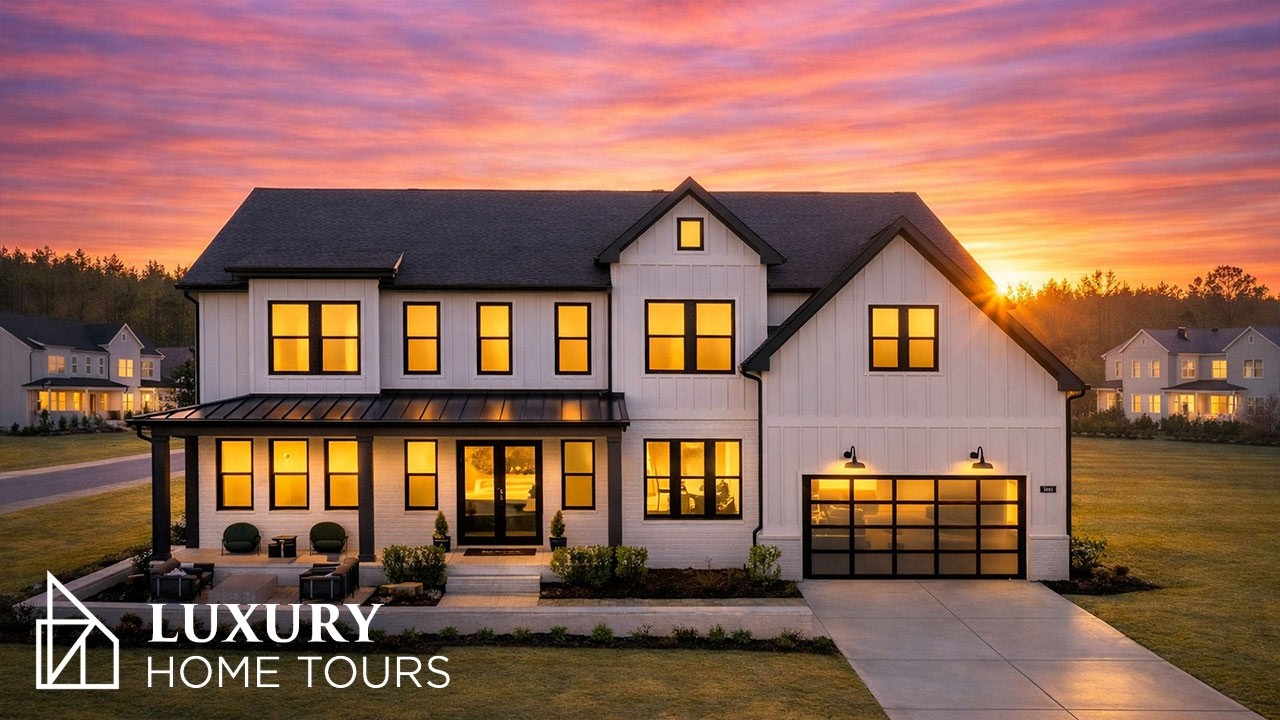 Inside a $3.4M Toll Brothers Modern Farmhouse | Luxury Home Tour (Cary, NC)