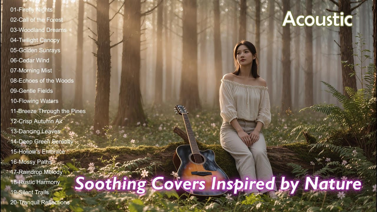 Forest Echoes | Soothing Acoustic Covers Inspired by Nature | Relaxing Guitar Melodies