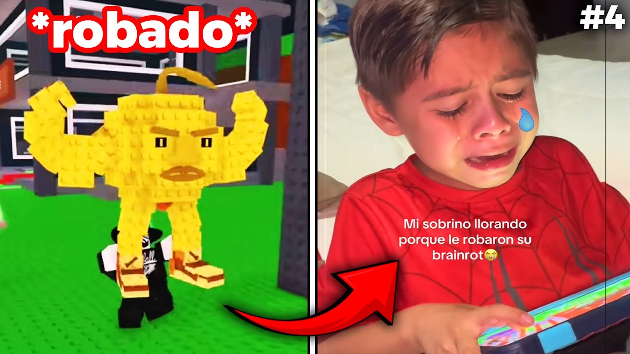 Muchos Niños LLORAN Con Este Juego De Roblox (Steal A Brainrot)