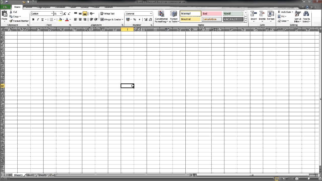 Learn Microsoft Excel - Free Excel Tutorial Part 1
