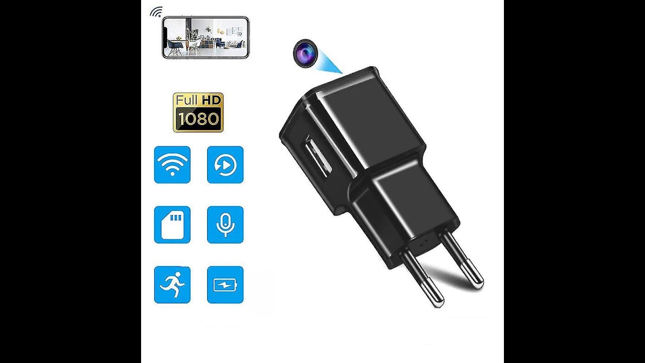 PARAMÉTRAGE DE LA PRISE USB MURALE CAMERA ESPION 4K