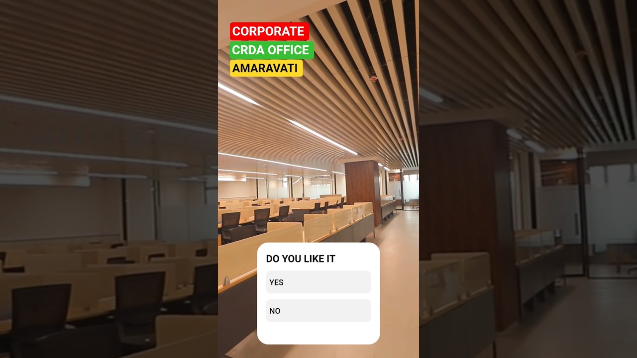 CRDA OFFICE AT AMARAVATI. NOW READY TO INAUGURATE