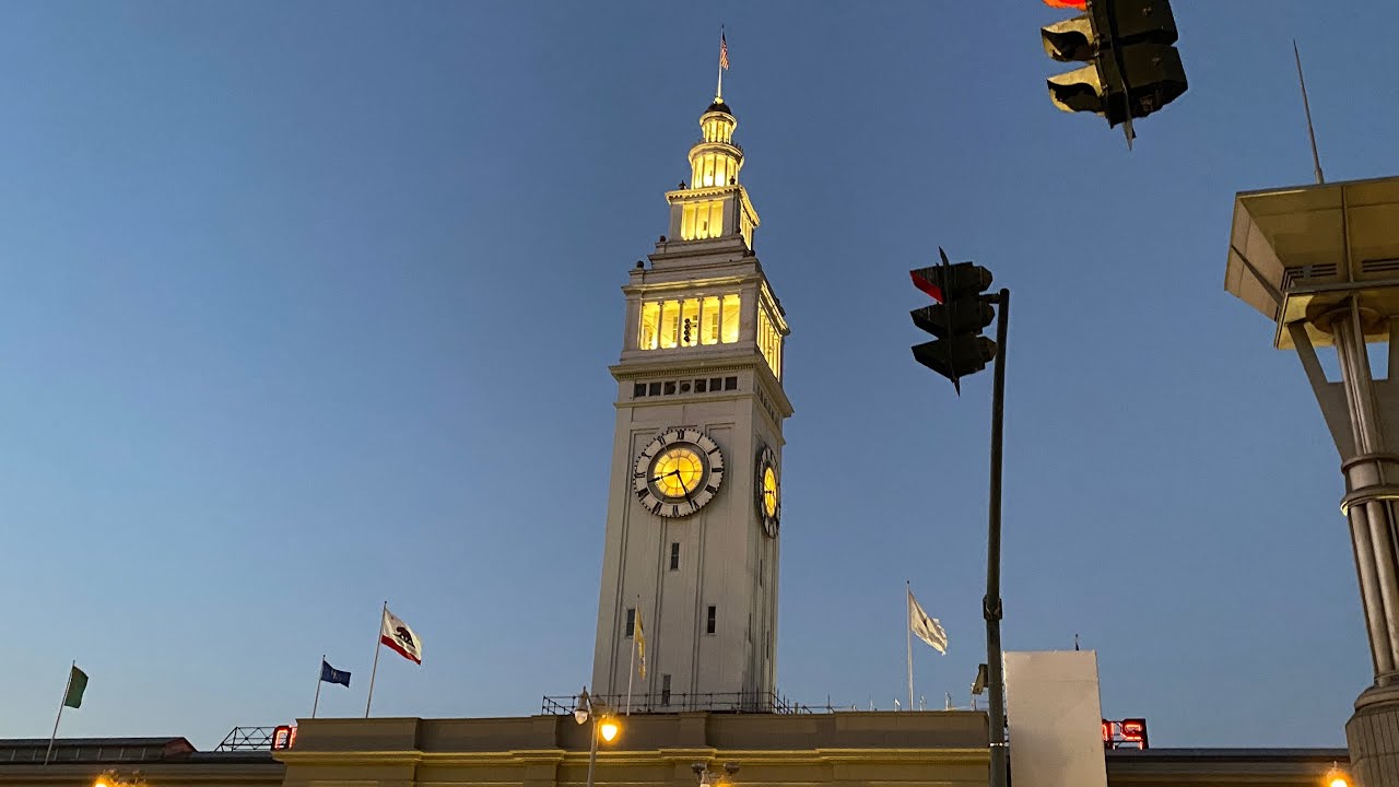 Ferry Building Clock Chimes 8pm