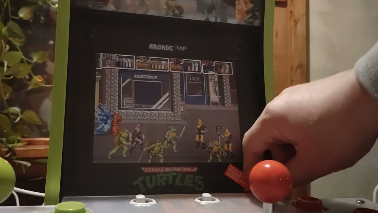 Unboxing new TMNT Countercade! Arcade 1Up! With gameplay.