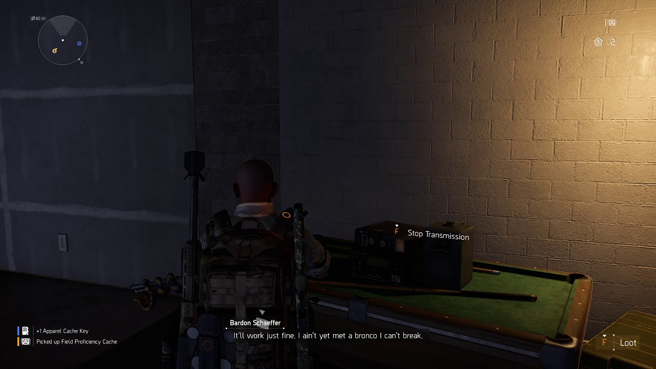 Tom Clancy's The Division 2 - Audio log - Progress report