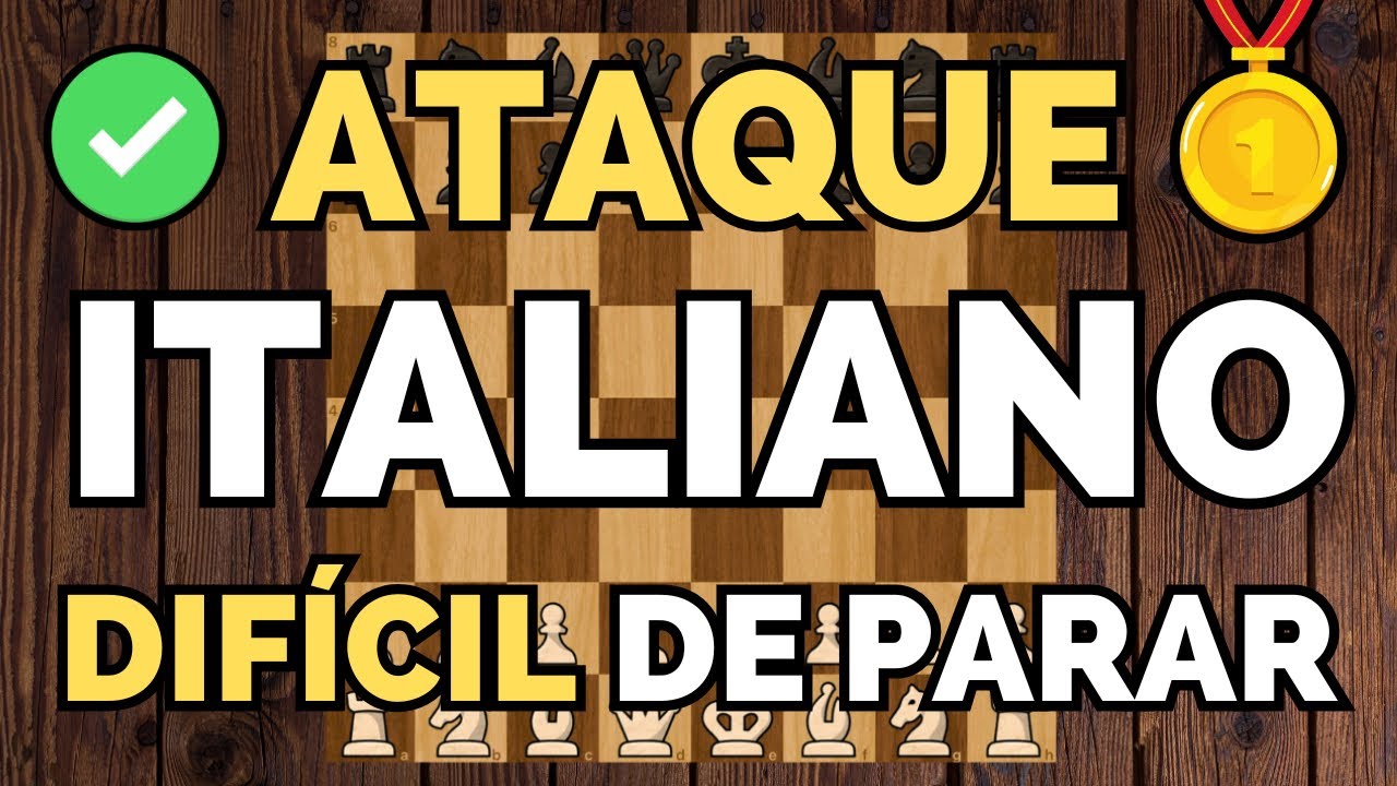 EL MEJOR ATAQUE para GANAR en AJEDREZ😱♟️🇮🇹 (100%)