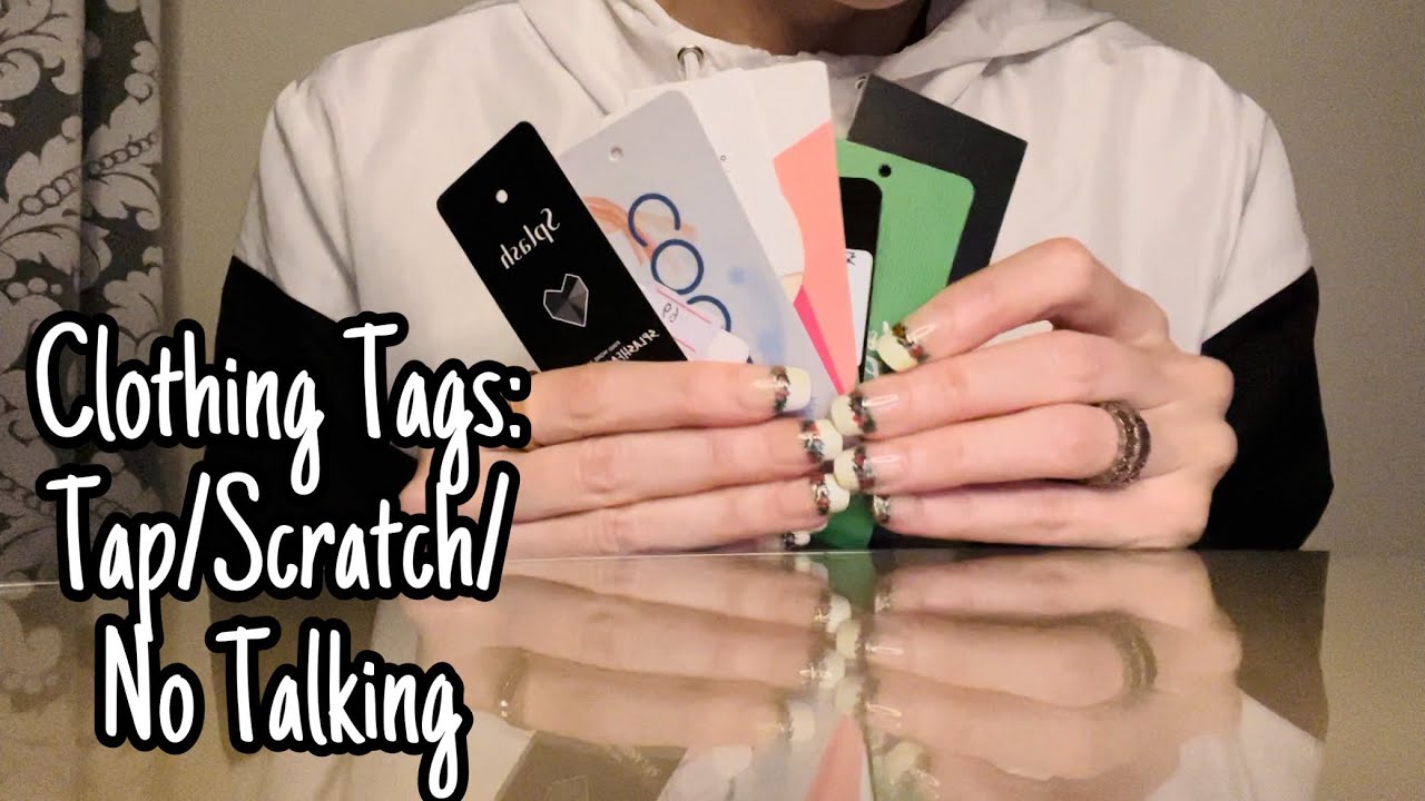 ASMR * Clothing Tags! * Fast Tapping & Scratching * No Talking * ASMRVilla