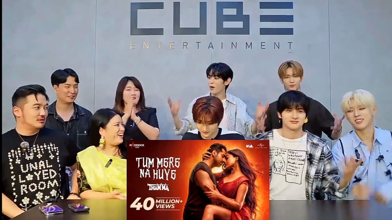 Korean Boys And Girls Reaction Tum Mere Na Huye | Thamma |Ayushman K|Rashmika M|Omi Chan 