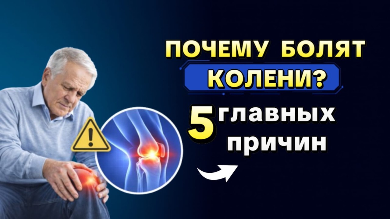 Колени ноют и хрустят? Вот что это значит