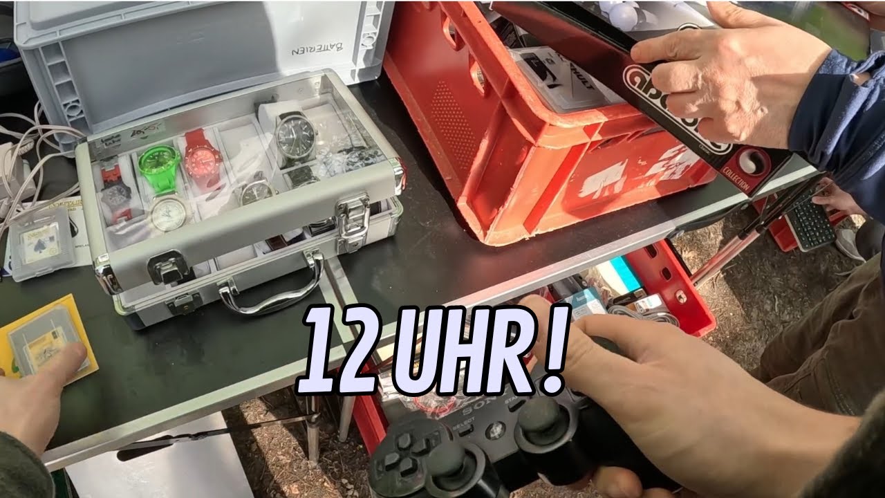 Um 12 Uhr auf dem Trödelmarkt - Reselling / Flohmarkt Tour 🔥