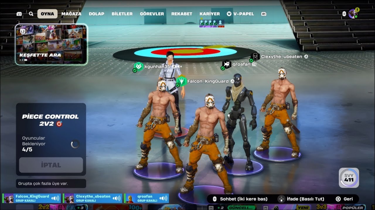 2V2 PIECE CONTROL #fortnite #ps5