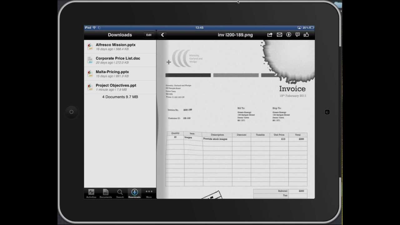 Alfresco in the Cloud:  Mobile Access