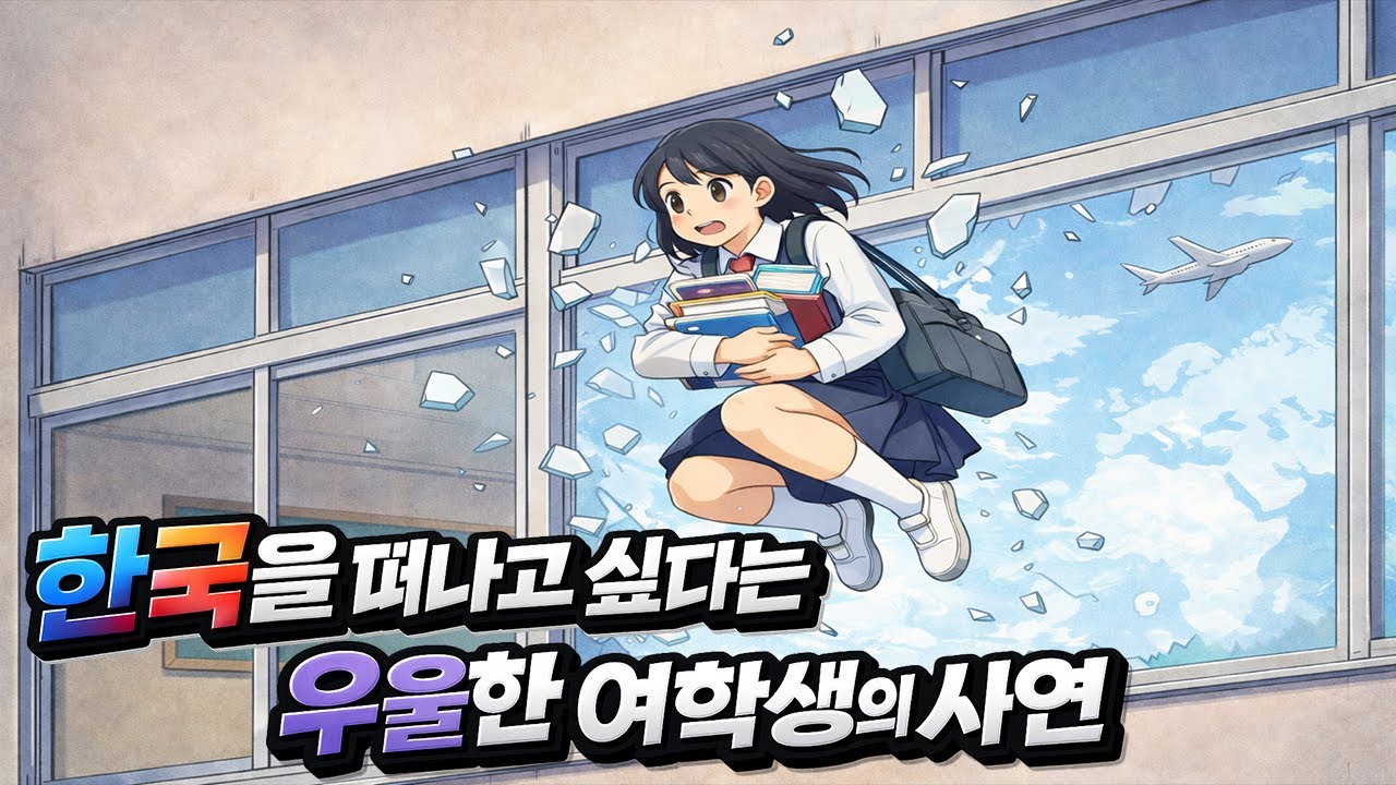한국을 떠나고 싶은 10대 여학생 (한국은 왜 불행한가?)
