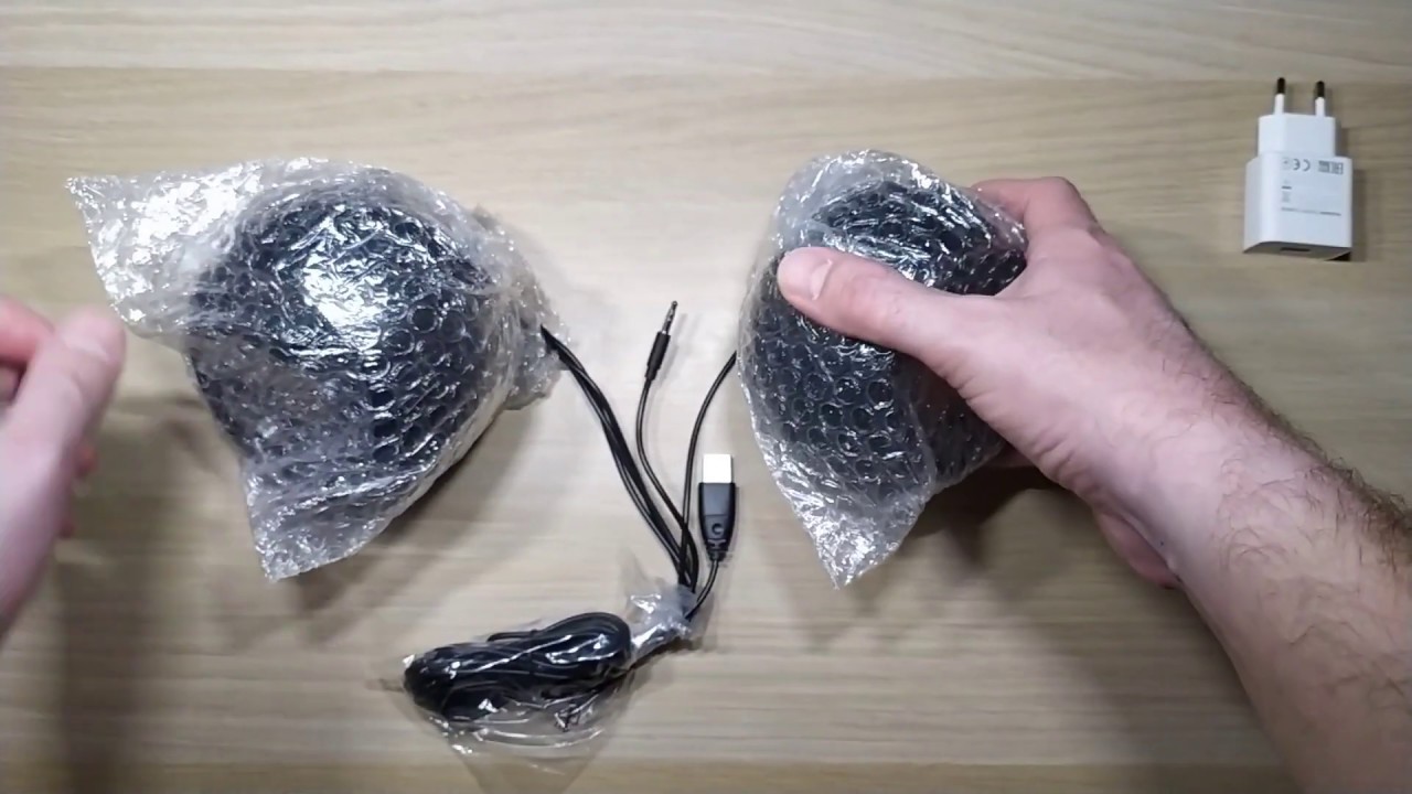 CREATIVE PEBBLE / АКТИВНАЯ 2.0 АКУСТИКА /РАСПАКОВКА - КРАТКИЙ ОБЗОР