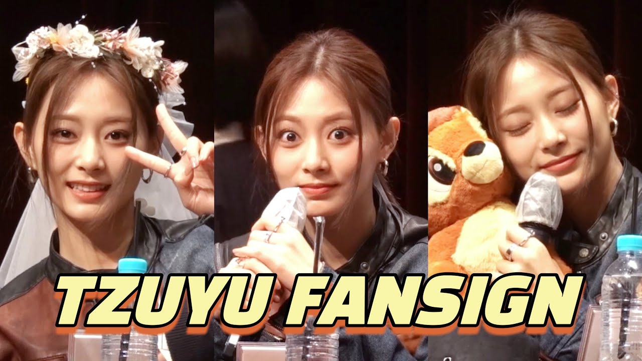 230318 TZUYU FANCAM TWICE Soundwave Fansign Set Me Free Ready To Be 직캠 쯔위 ツウィ