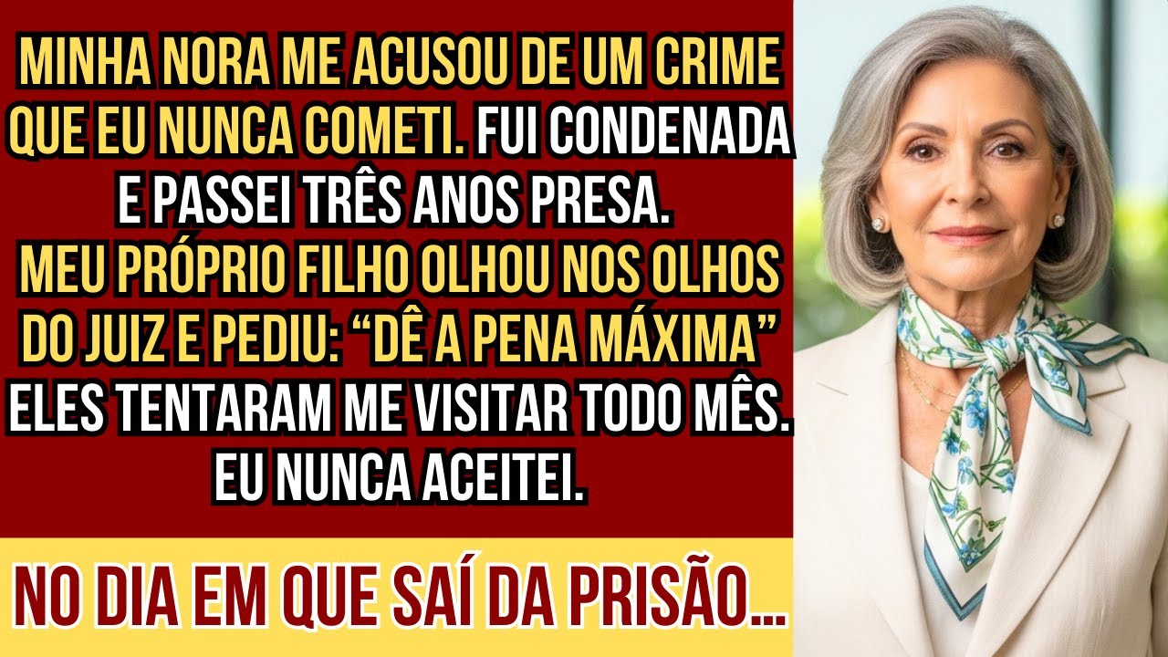 Minha nora armou contra mim, meu filho me virou as costas no tribunal… No dia em que saí da prisão…