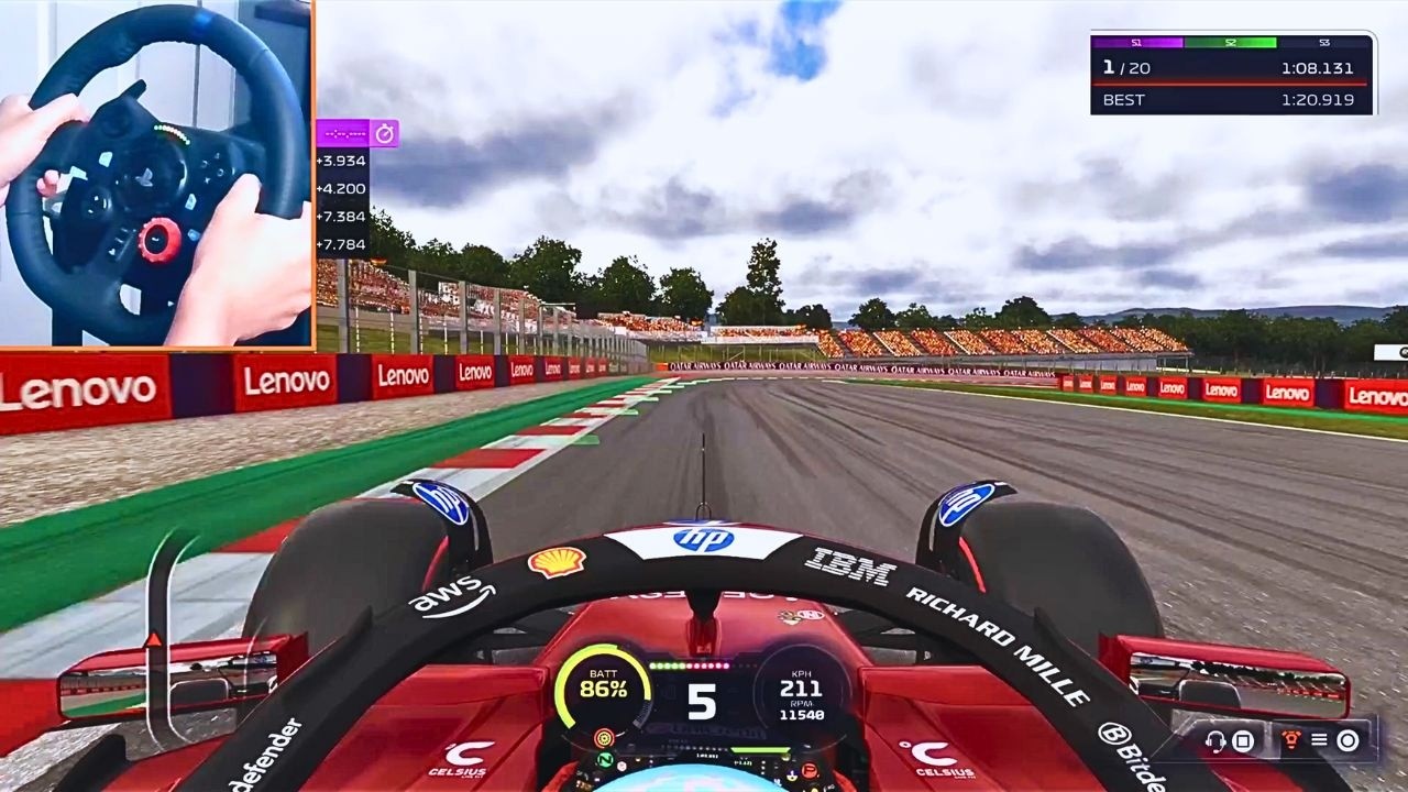 F1 25 Formula 1 Aramco Gran Premio De Espana 2025 Часть 9 Гонка 9 | Геймплей с рулем Logitech