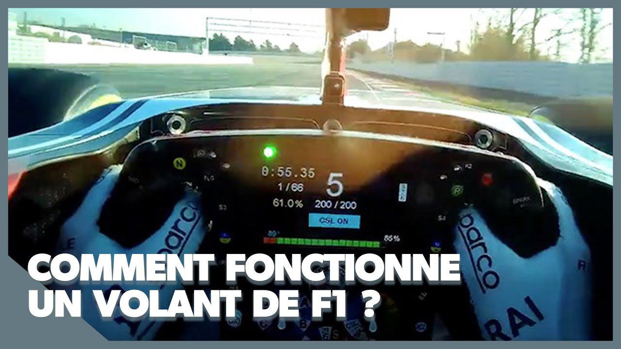 Formule 1 : comment fonctionne le volant de ces voitures ?