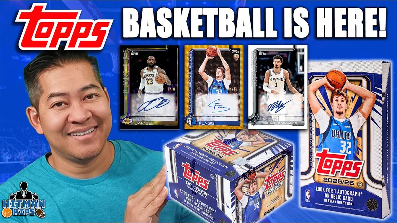 ПЕРВЫЙ ВЗГЛЯД👀: баскетбольная линейка Topps 2025-26 уже здесь! Обзор Jumbo и Hobby Box! Купер Флэ...