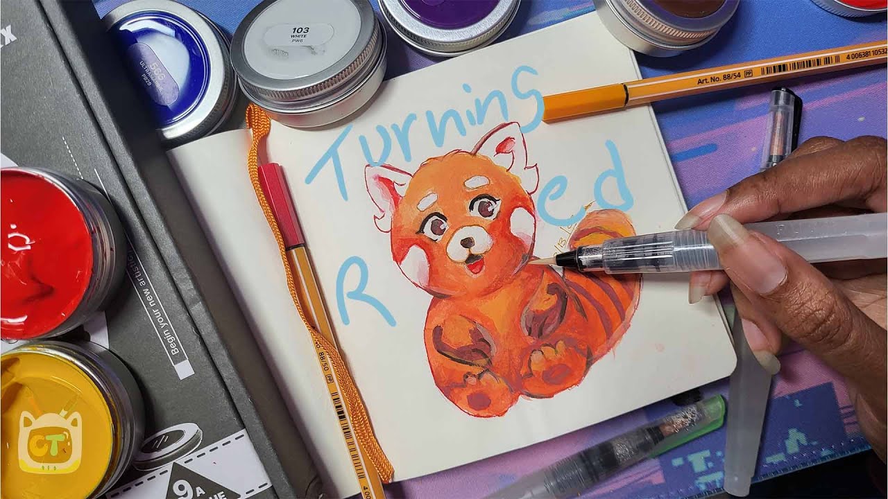 🎨Digital Artist Tries Gouache for fhe First Time 🖌️Arrtx Premium Set
