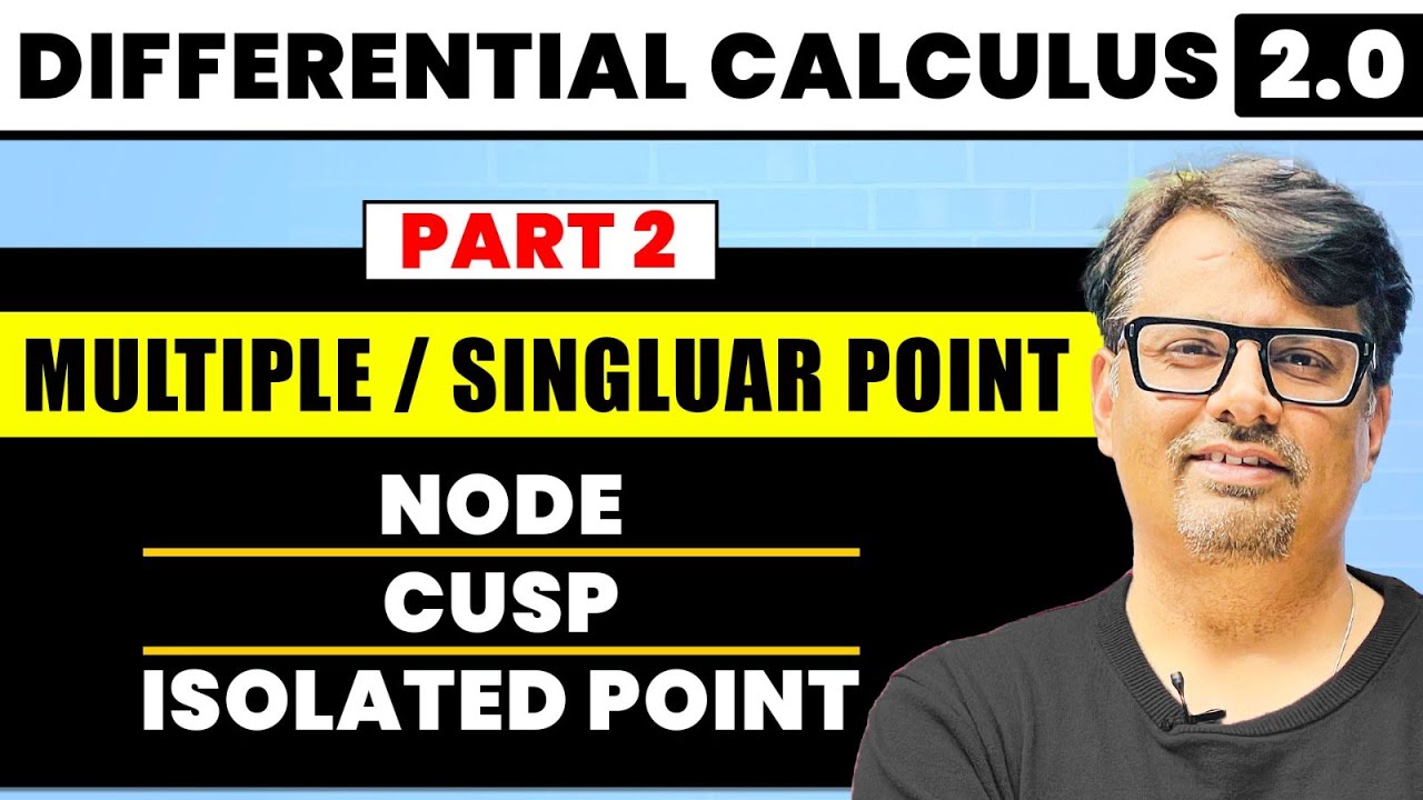Differential Calculus | Multiple Point at Origin | Node, Cusp and Isolated Point - Part 2 |By GP Sir