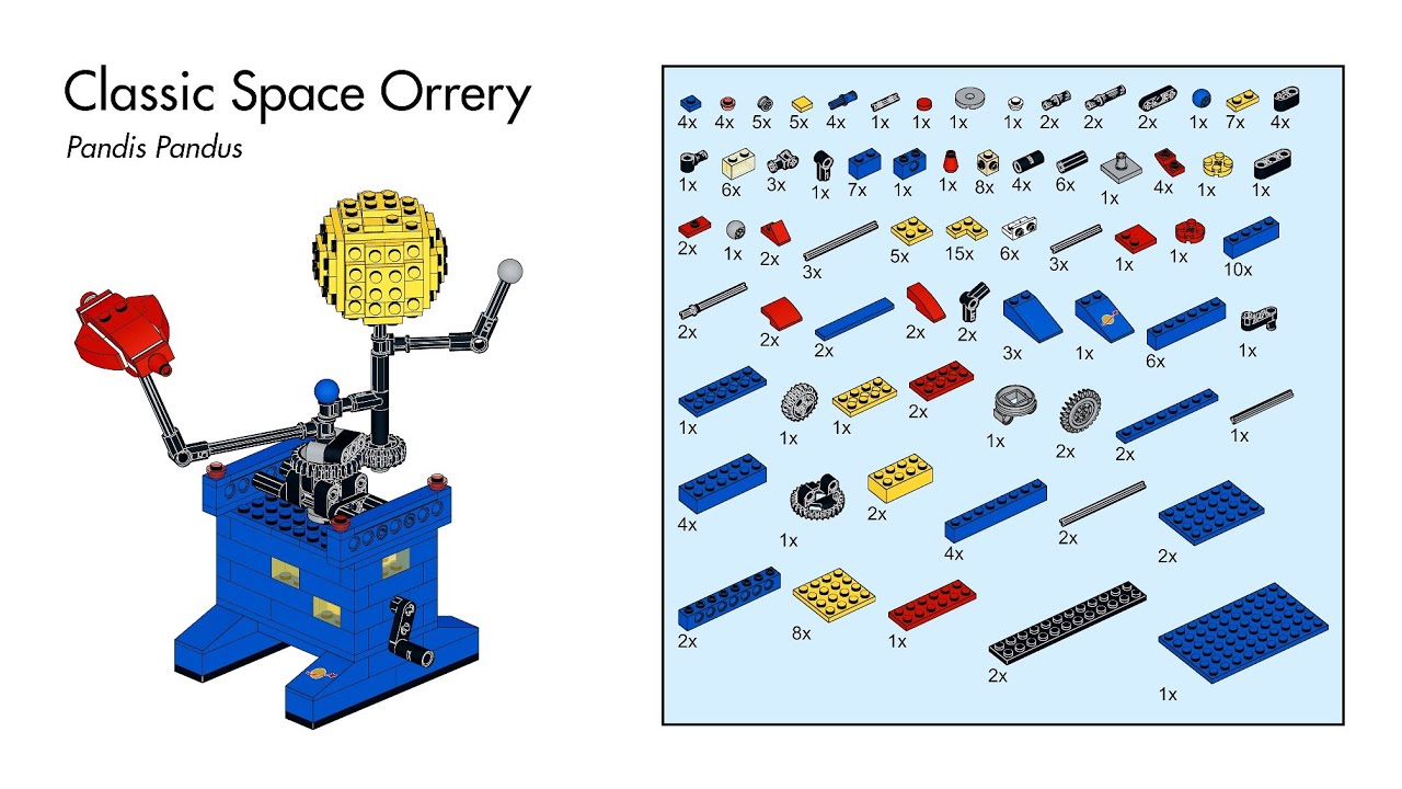 LEGO Classic Space Orrery MOC