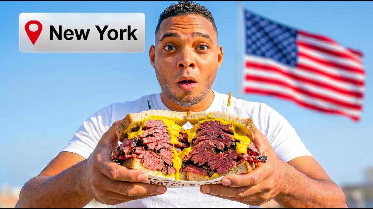 Probando el sándwich más famoso de Nueva York