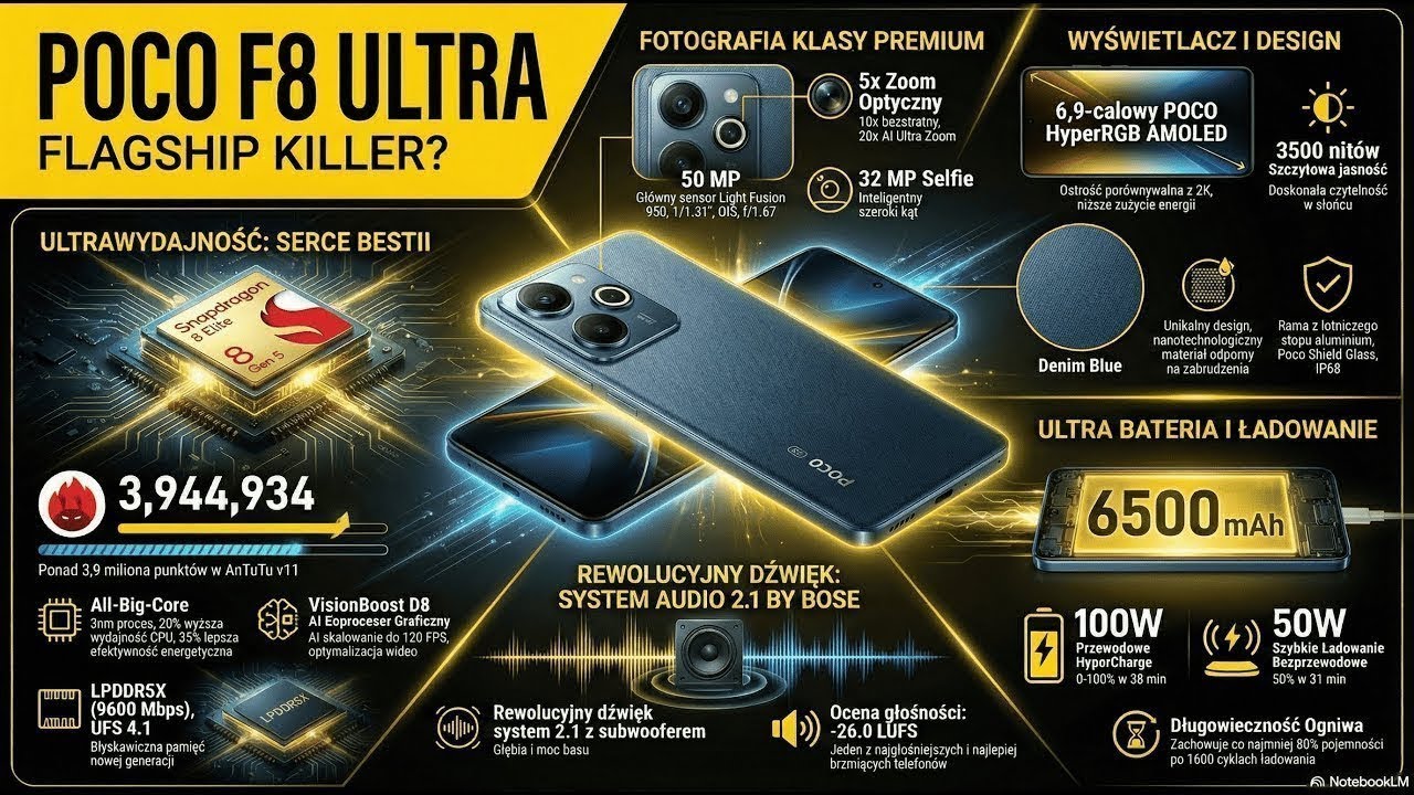Flagsip Killer czy tylko zwykły smartfon? - Poco F8 Ultra