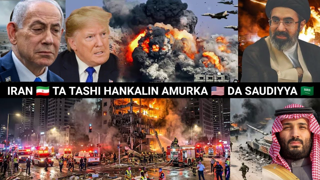 Iran 🇮🇷 Na Cigaba Da Ruwan Makamai Masu Linzami Akan Amurka 🇺🇸 Israel 🇮🇱 Saudiyya 🇸🇦 Dubai Trump Ya