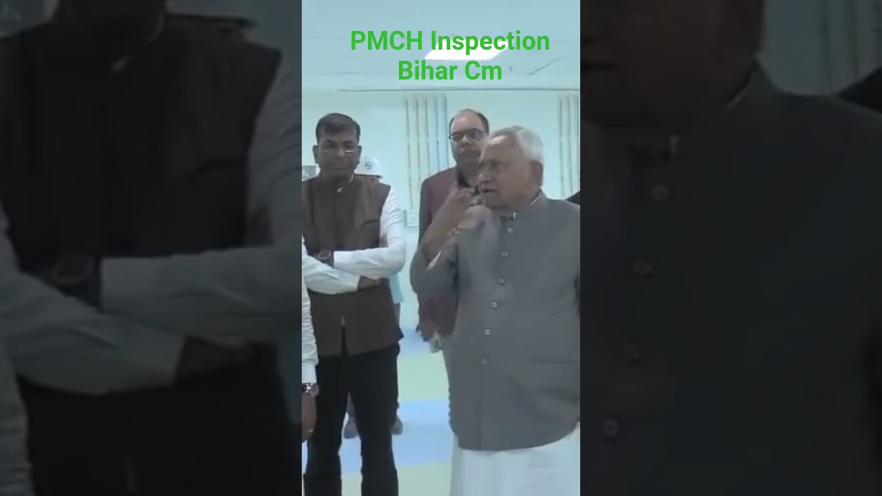 Bihar Cm Nitish kumar # Inspection of Construction Work PMCH# 04#02#26# Atn Live India #bihar#patna