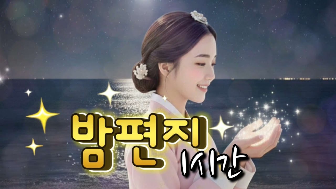 인생  트로트 《밤편지》1시간, 보내지 못한 편지처럼 남은 그대🎶 #최신트로트 #감성트로트 #트로트