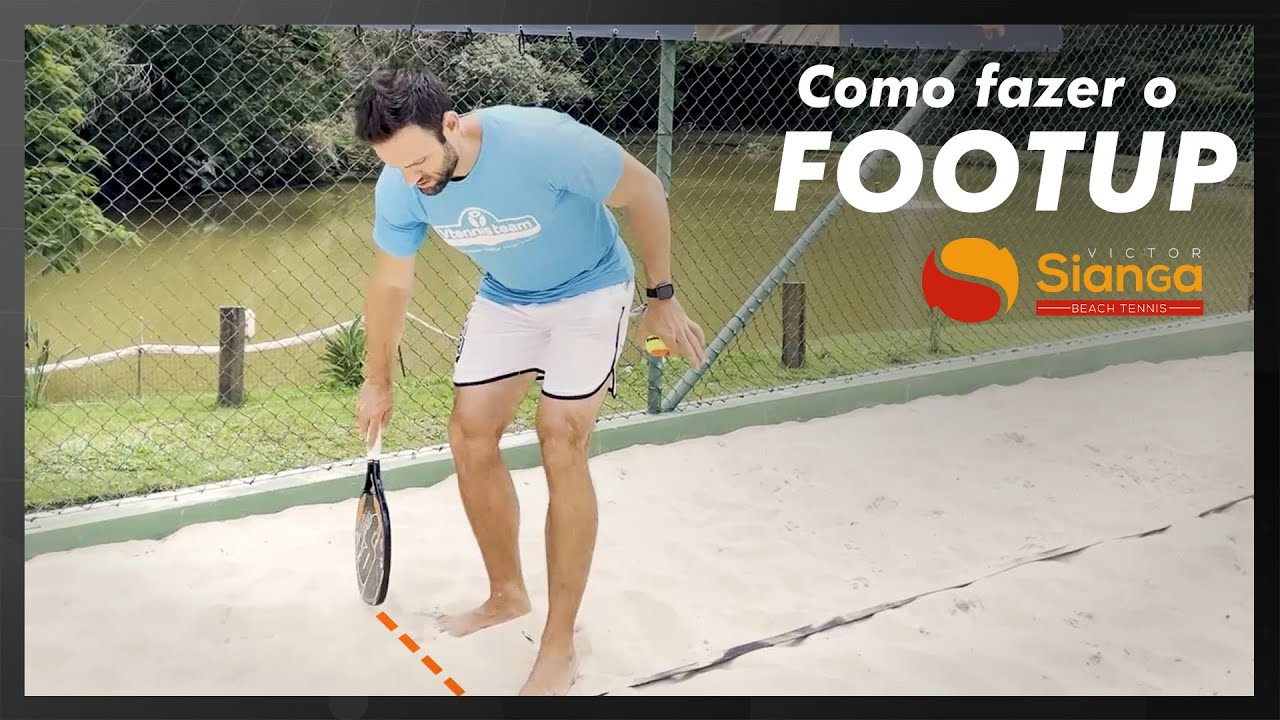 COMO PROFISSIONAIS FAZEM O FOOTUP  |  BEACH TENNIS